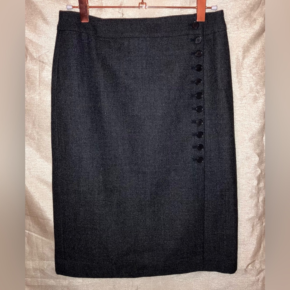 Women’s Ann Taylor 100% Wool Skirt Black Size 0